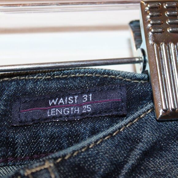 Vigoss Blue The Thompson Tomboy Skinny Jeans Women's Size 31X25 - Picture 8 of 15